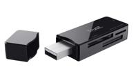 Trust Nanga | USB 3.1 Kaartlezer | Micro SD Card - SD Card - M2 Card - MS Card | Compact | 5 Gbps - thumbnail
