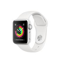 Apple Watch Series 3 OLED 38 mm Digitaal 272 x 340 Pixels Touchscreen Zilver Wifi GPS - thumbnail