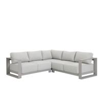 Levanto Hoek Loungebank Taupe Garden Impressions - Garden impressions