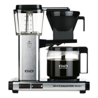 Moccamaster Filter Koffiezetapparaat KBG Select - Brushed - 1.25 liter Moccamaster Filter Koffiezetapparaat KBG Select - Brushed - 1.25 liter