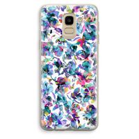Hibiscus Flowers: Samsung Galaxy J6 (2018) Transparant Hoesje Hibiscus Flowers: Samsung Galaxy J6 (2018) Transparant Hoesje