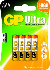 GP GP24AU-2U4 AAA Ultra Alkaline batterijen 1.5 V (4 stuks)