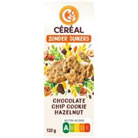 Céréal Suikervrije chocolate chip cookies met hazelnoten (130 gr)