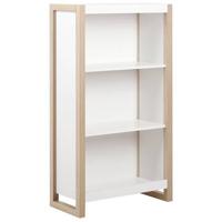 Beliani - JOHNSON - Boekenkast - Lichthout|Wit - Vezelplaat Beliani - JOHNSON - Boekenkast - Lichthout|Wit - Vezelplaat