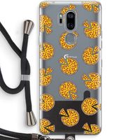 You Had Me At Pizza: LG G7 Thinq Transparant Hoesje met koord