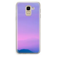 Sunset pastel: Samsung Galaxy J6 (2018) Transparant Hoesje