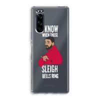 Sleigh Bells Ring: Sony Xperia 5 Transparant Hoesje