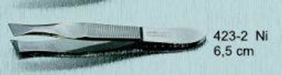 Pincet 6.5cm nikkel 423-2