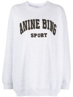 ANINE BING sweat Tyler à patch logo - Gris