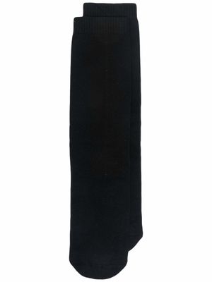 Golden Goose chaussettes à logo imprimé - Noir
