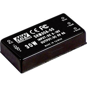 MW Mean Well SKM30B-05 DC/DC-converter 30 W Aantal uitgangen: 1 x Inhoud 1 stuk(s)
