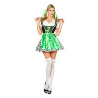 Groen oktoberfeest jurkje - thumbnail