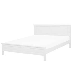 Beliani - OLIVET - Tweepersoonsbed - Wit - 160 x 200 cm - Dennenhout