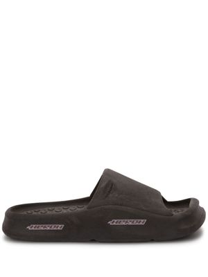 Heron Preston claquettes à semelle plate - Noir