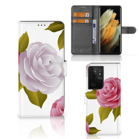 Samsung Galaxy S21 Ultra Hoesje Roses - thumbnail
