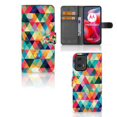 Motorola Moto G24 | G04 | G24 Power | Telefoon Hoesje | Geruit