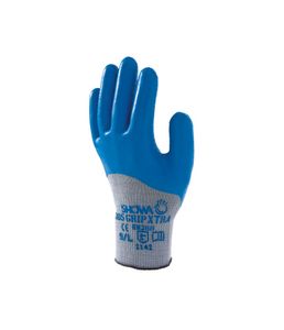 Showa 305 Latex Werkhandschoenen - Grijs/Blauw