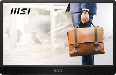 MSI PRO MP161 E2U Draagbare televisie en monitoor Draagbare monitor Zwart 39,6 cm (15.6") LED 1920 x 1080 Pixels