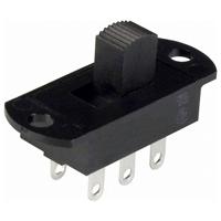 C & K Switches S202091SS03Q Slide Switch S Series Schuifschakelaar 125 V/AC, 125 V/DC 6 A 2x aan/aan 1 stuk(s) Bulk