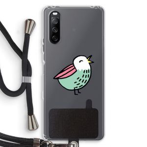 Birdy: Sony Sony Xperia 10 III Transparant Hoesje met koord