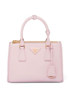 Prada petit sac cabas Galleria en cuir - Rose