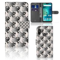 Xiaomi Mi A2 Lite | Telefoonhoesje | Met pasjeshouder | Salamander Grey