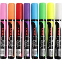 Uni-Posca Chalk marker, lijndikte 1,8-2,5 mm, 8 stuk/ 1 doos