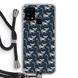 Makis: Samsung Galaxy M31 Transparant Hoesje met koord