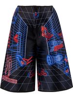 Quetsche short imprimé - Noir
