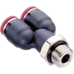 IMI NORGREN Y-connector C02880838 Norgren Schroefdraad (buiten): 3/8 Buis-Ø: 8 mm 1 stuk(s)