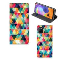 Samsung Galaxy A31 | Hoesje met Magneet | Geruit
