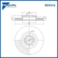 Requal Remschijf RDV216 - thumbnail
