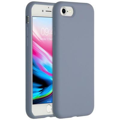 Accezz Liquid Silicone voor Apple iPhone SE (2022 / 2020) / 8 / 7 Telefoonhoesje Paars