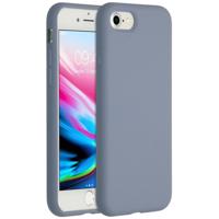Accezz Liquid Silicone voor Apple iPhone SE (2022 / 2020) / 8 / 7 Telefoonhoesje Paars