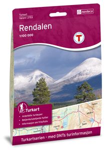 Wandelkaart 2753 Turkart Rendalen | Nordeca