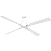 CasaFan ECO NEO III 152 WE-WE/LG WiFi Flügel Weiß/Lichtgrau Plafondventilator 27 W (Ø x h) 152 cm x 360 mm Wit Met afstandsbediening, Timer, Met wintermodus,