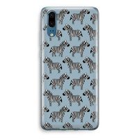 Zebra: Huawei P20 Transparant Hoesje