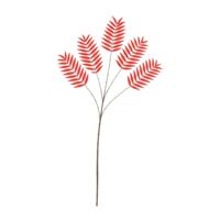 Daan Kromhout Kunstblatt palme rood 125 cm | 6 stuks