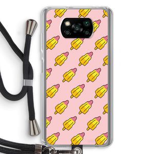 Waterijsjes: Xiaomi Poco X3 NFC Transparant Hoesje met koord