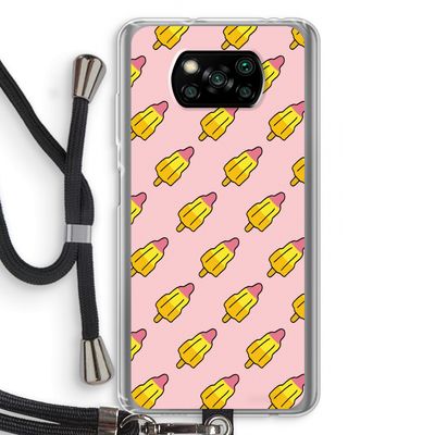 Waterijsjes: Xiaomi Poco X3 NFC Transparant Hoesje met koord