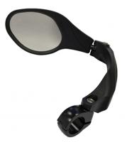 Mirage Stuurspiegel Links 9 cm Zwart