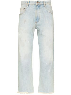 ERL jean à coupe courte - Bleu