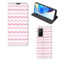 Xiaomi Mi 10T | 10T Pro | Hoesje met Magneet | Waves Roze