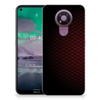 Nokia 3.4 | TPU bumper | Geruit Rood
