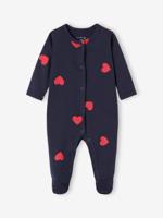 Fluwelen slaapzak "Mon coeur" ENVIE DE FRAISE marineblauw