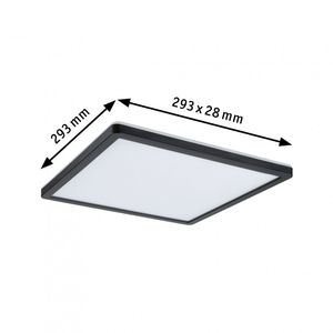 Paulmann Atria Shine 71001 LED-plafondlamp 16 W Warmwit Zwart