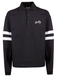 Bally polo à logo brodé - Noir