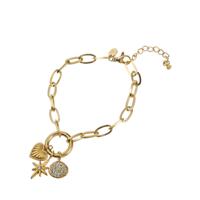 Day&Eve Armband Heart Pendant | Goud