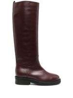 Via Roma 15 bottes en cuir - Marron - thumbnail