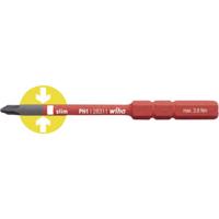 Wiha SlimBit electric Werkplaats Kruiskop Phillips Verwisselbare kling PH 2 75 mm Geschikt voor Wiha Torque Wiha SlimBit electric Werkplaats Kruiskop Phillips Verwisselbare kling PH 2 75 mm Geschikt voor Wiha Torque